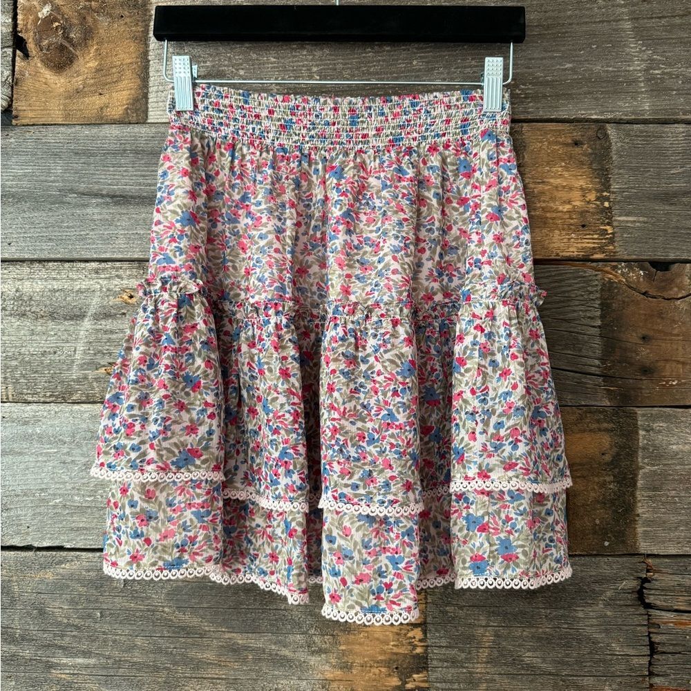 BB Dakota Nothing Bud Love Ruffled Skirt Size Small